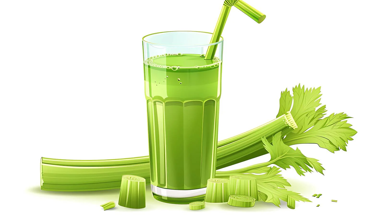 Fresh Celery Juice Illustration — free download from Dotvec