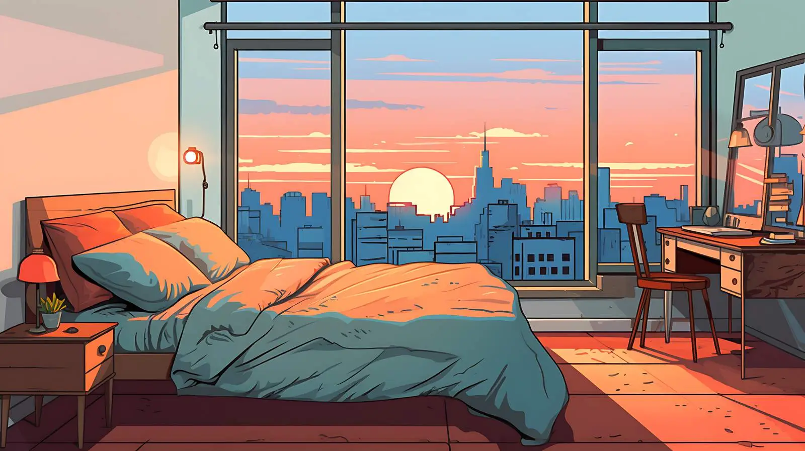 Luxurious Bedroom with Scenic View — free download from Dotvec