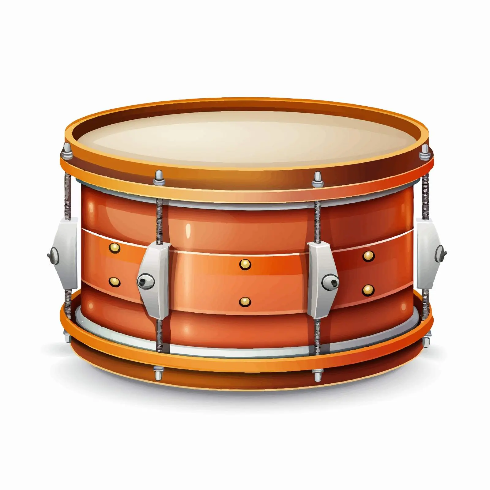 Big Toy Drum Illustration on White Background — free download from Dotvec