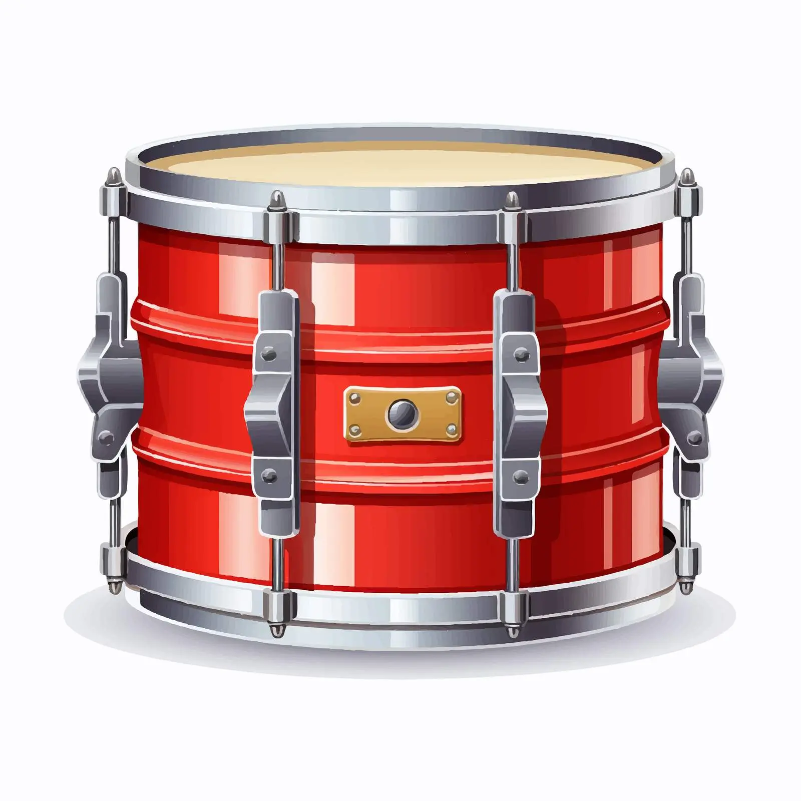 Big Toy Drum Illustration on White Background — free download from Dotvec