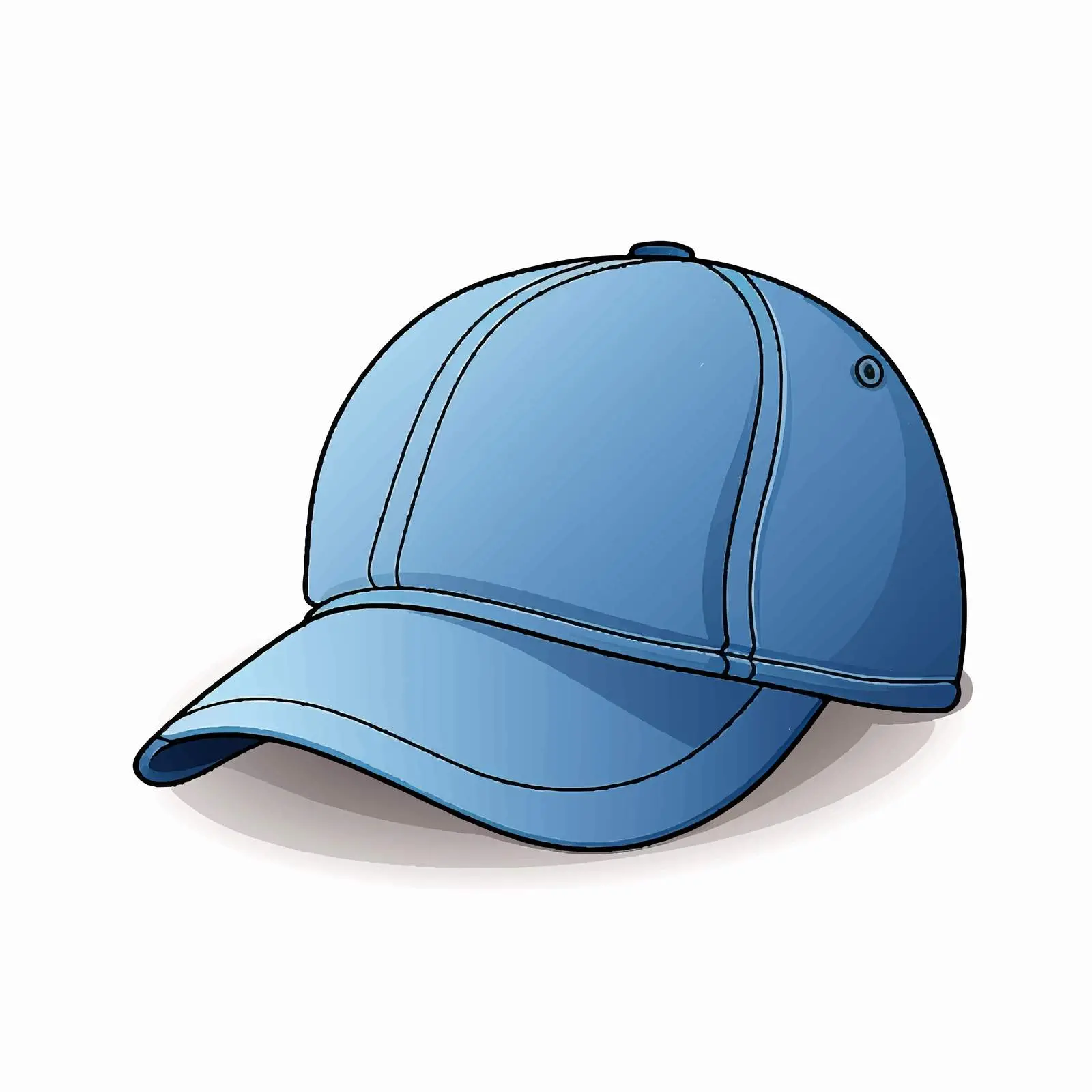 Blue Cap Illustration on White Background — free download from Dotvec