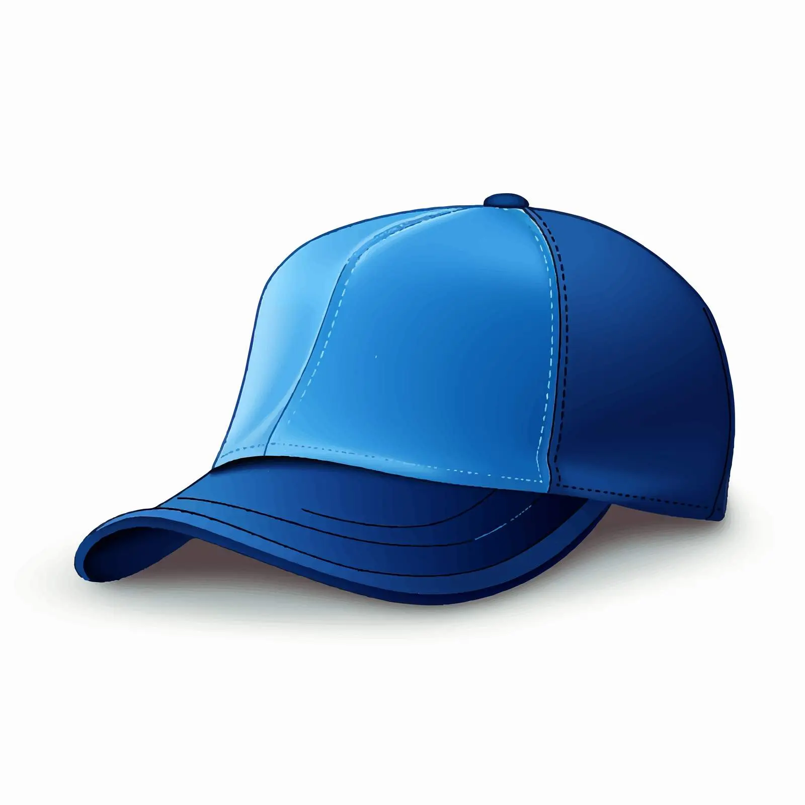 Blue Cap Illustration on White Background — free download from Dotvec