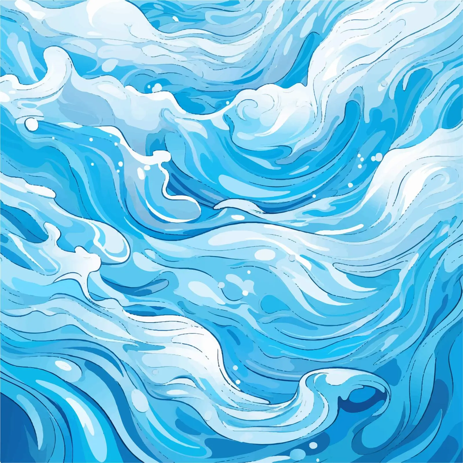 Blue Water Texture Vector Illustration – free textured vector image from Dotvec