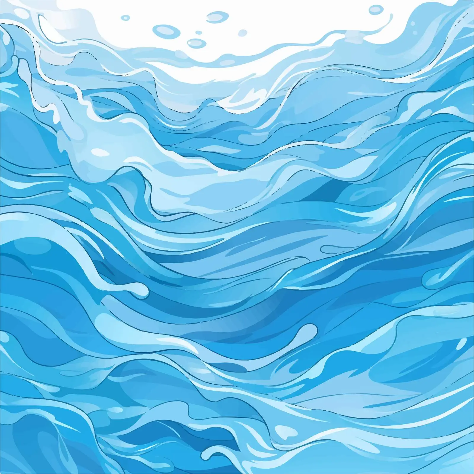 Blue Water Texture Vector Illustration — free download from Dotvec