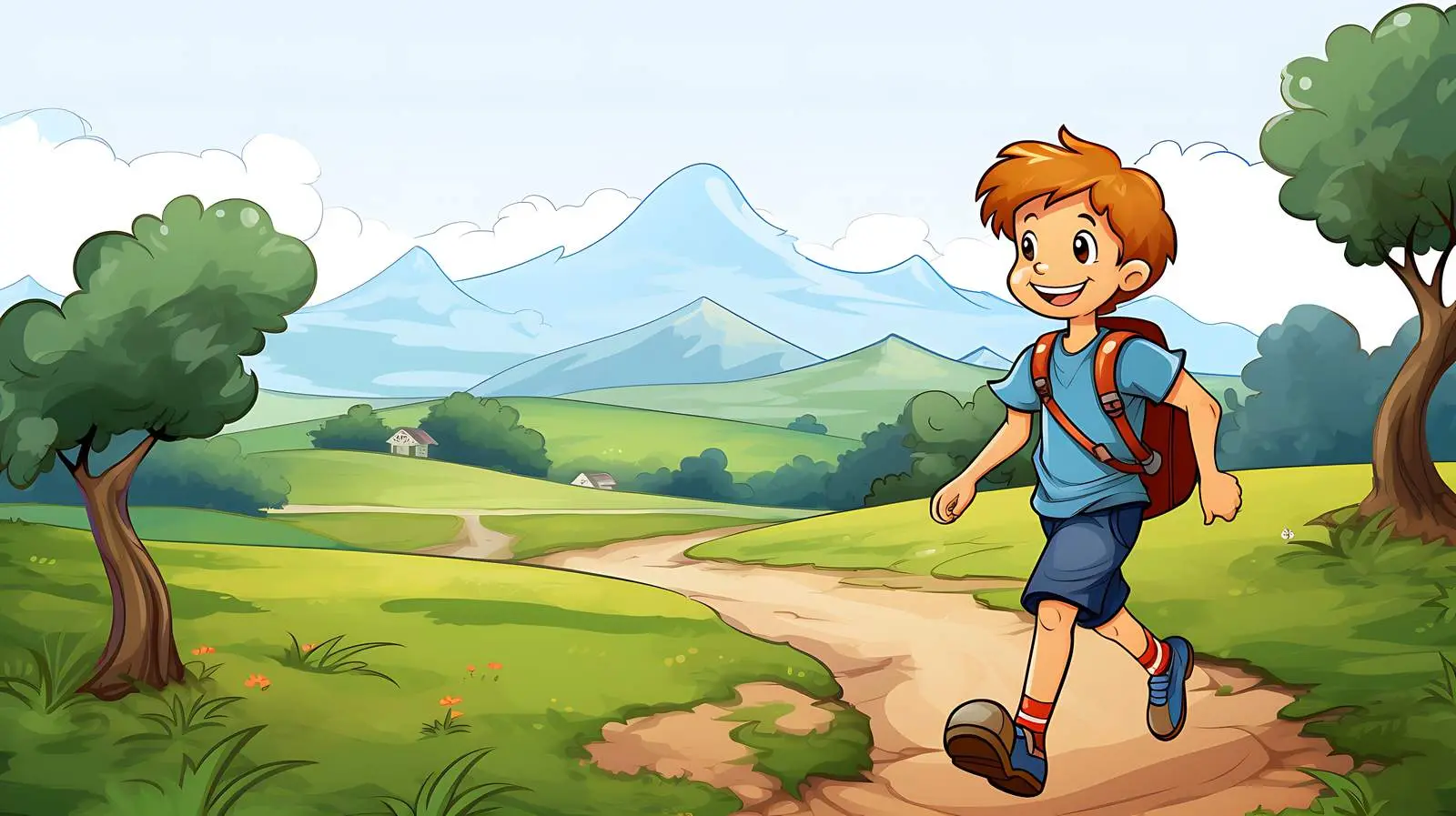 Boy's Adventure to the Hills — free download from Dotvec