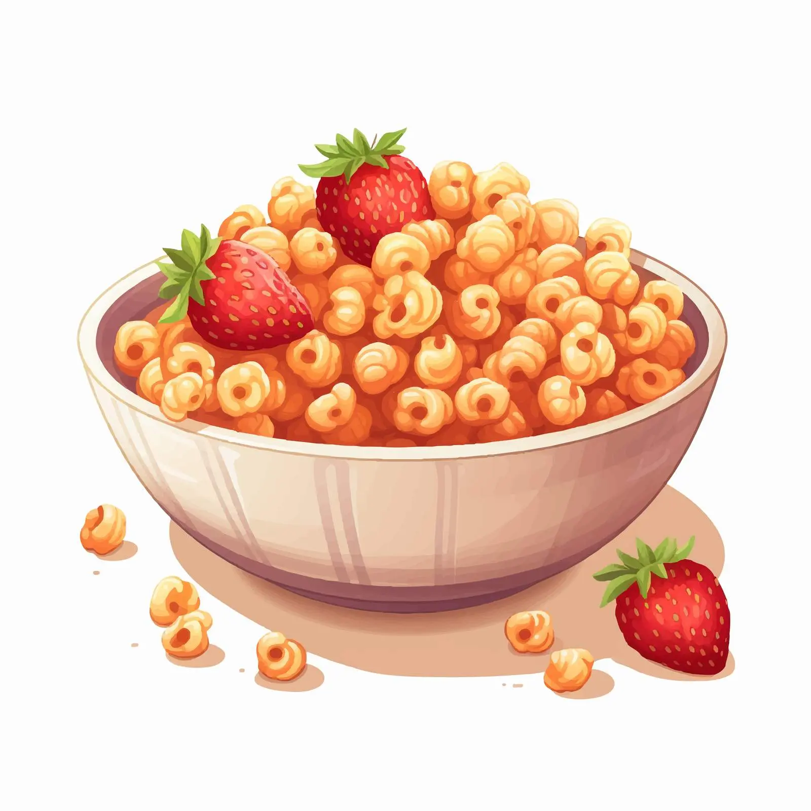 Cereal Illustration on White Background — free download from Dotvec