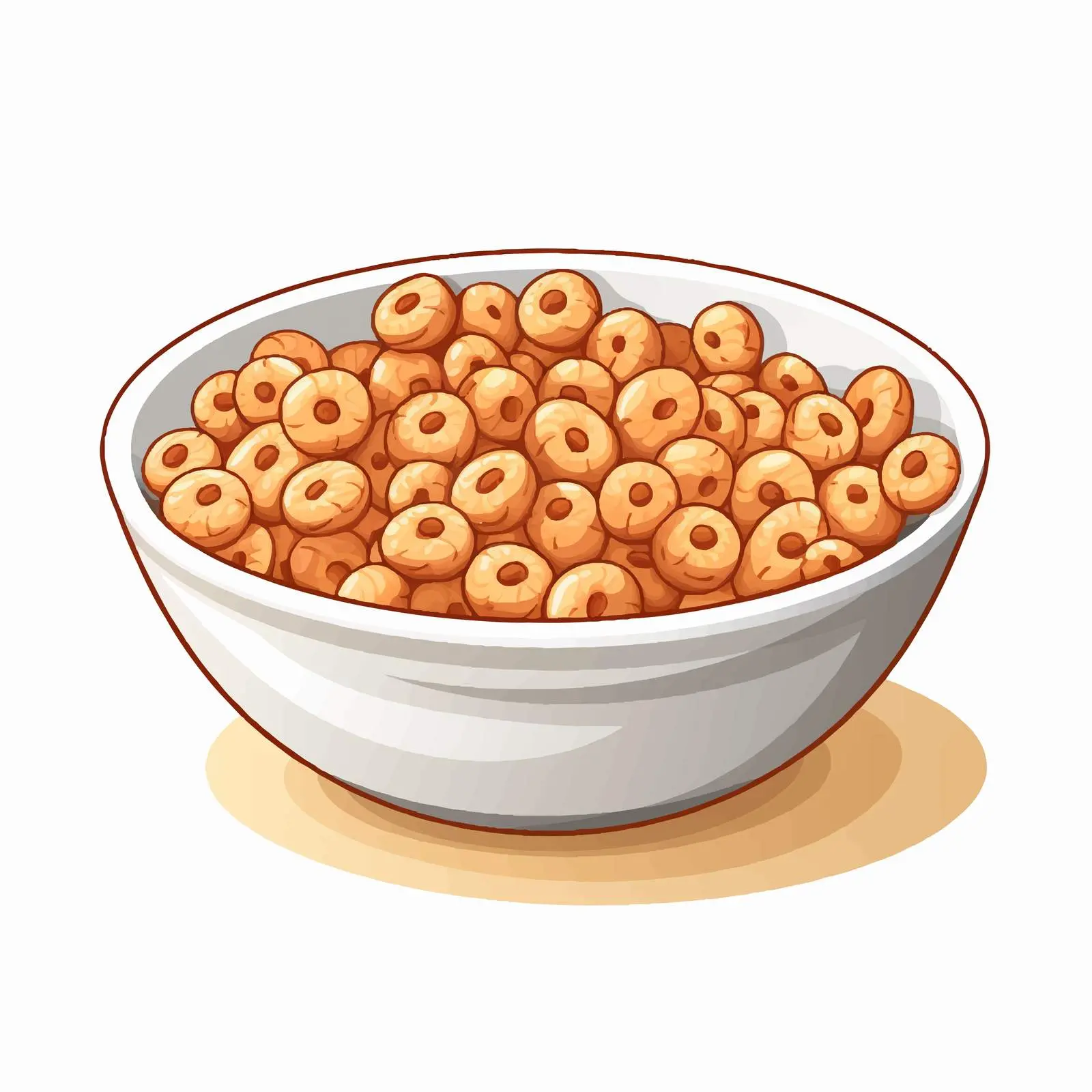 Cereal Illustration on White Background — free download from Dotvec