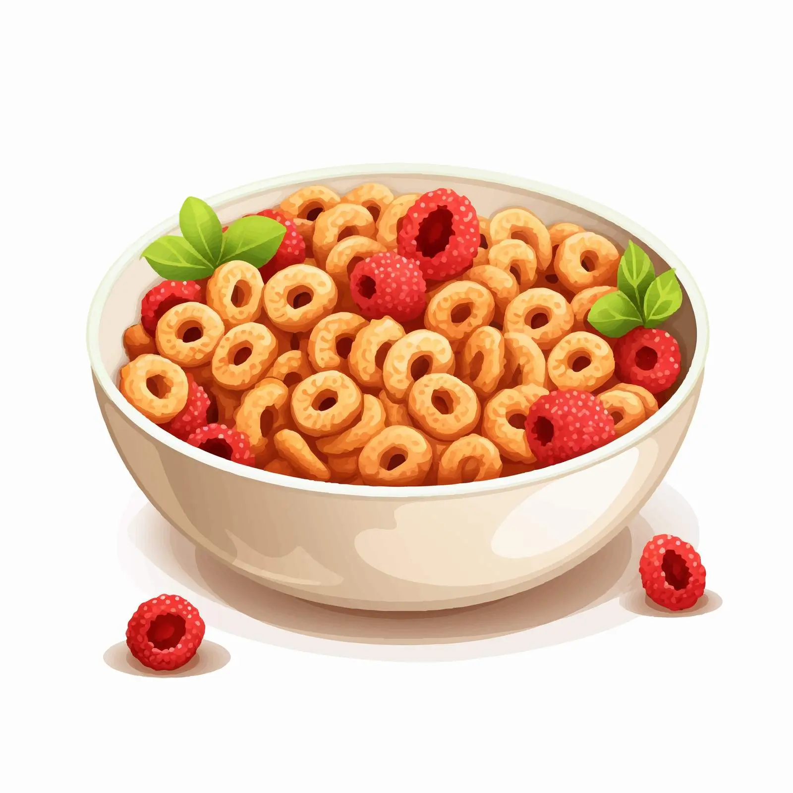 Cereal Vector Illustration on White Background — free download from Dotvec