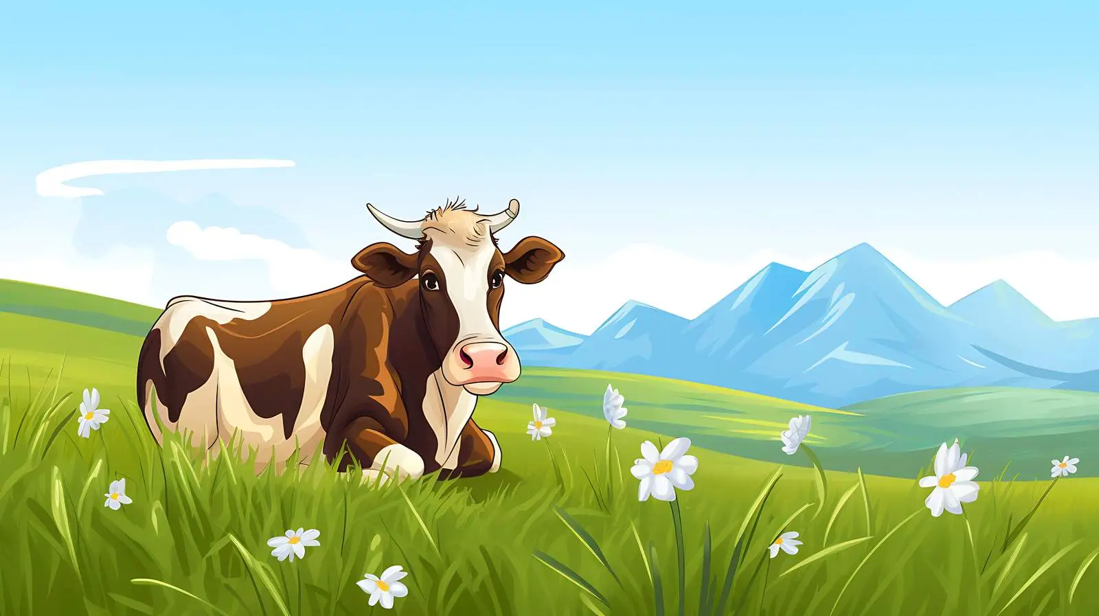 Cattle Grazing in Serene Nature Scene — free download from Dotvec
