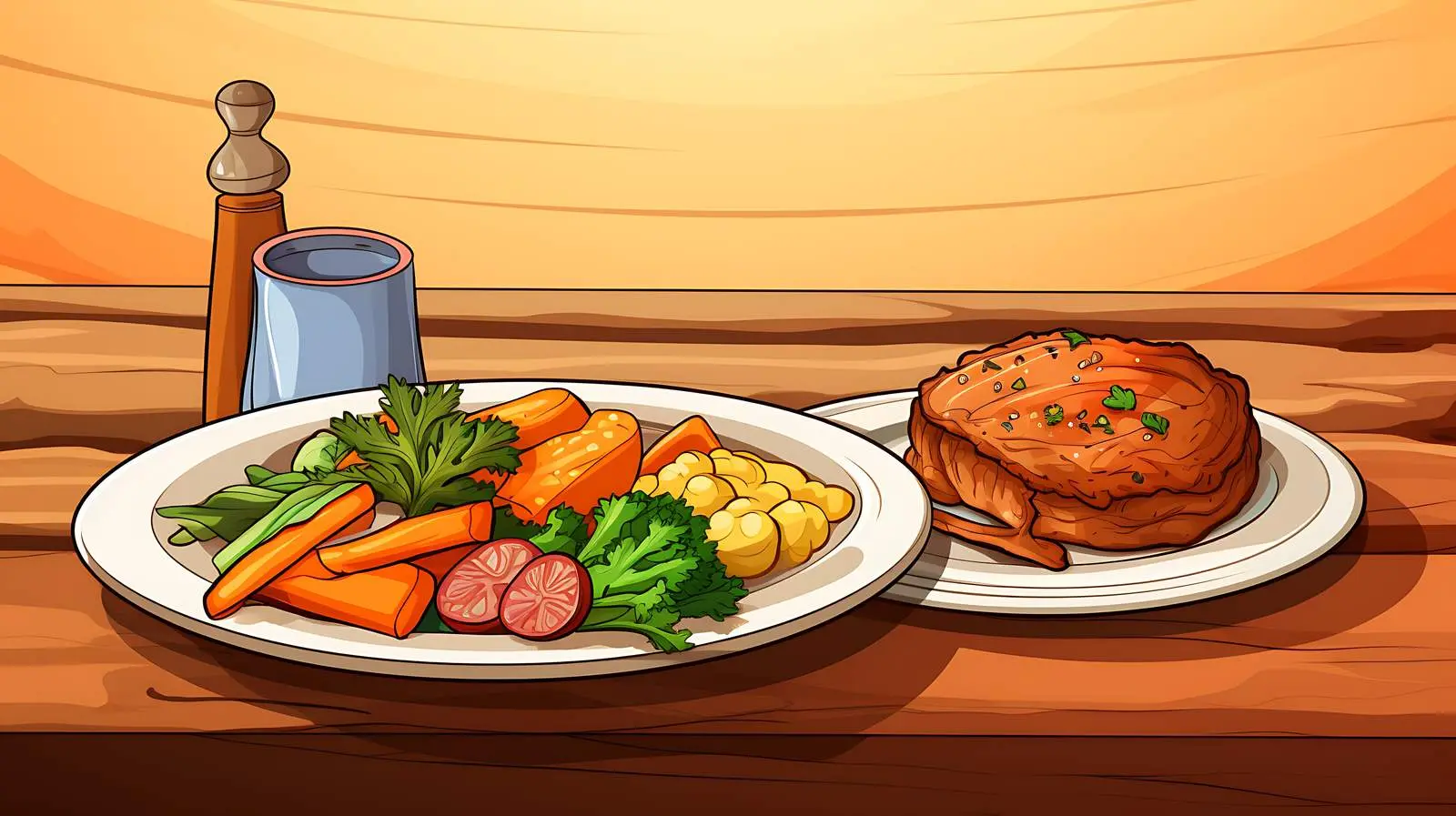 Rustic Food Presentation — free download from Dotvec