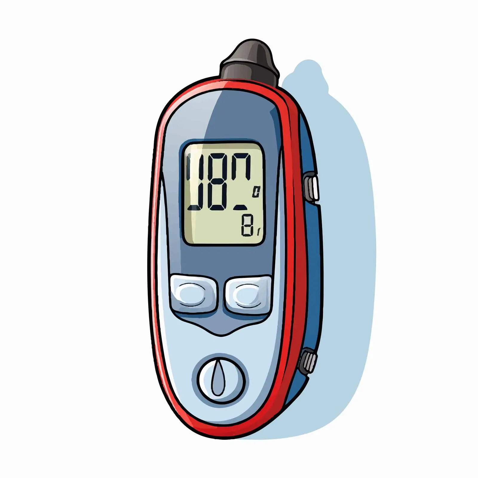 Glucose Meter Device for Blood Sugar Monitoring – free medical resources image from Dotvec