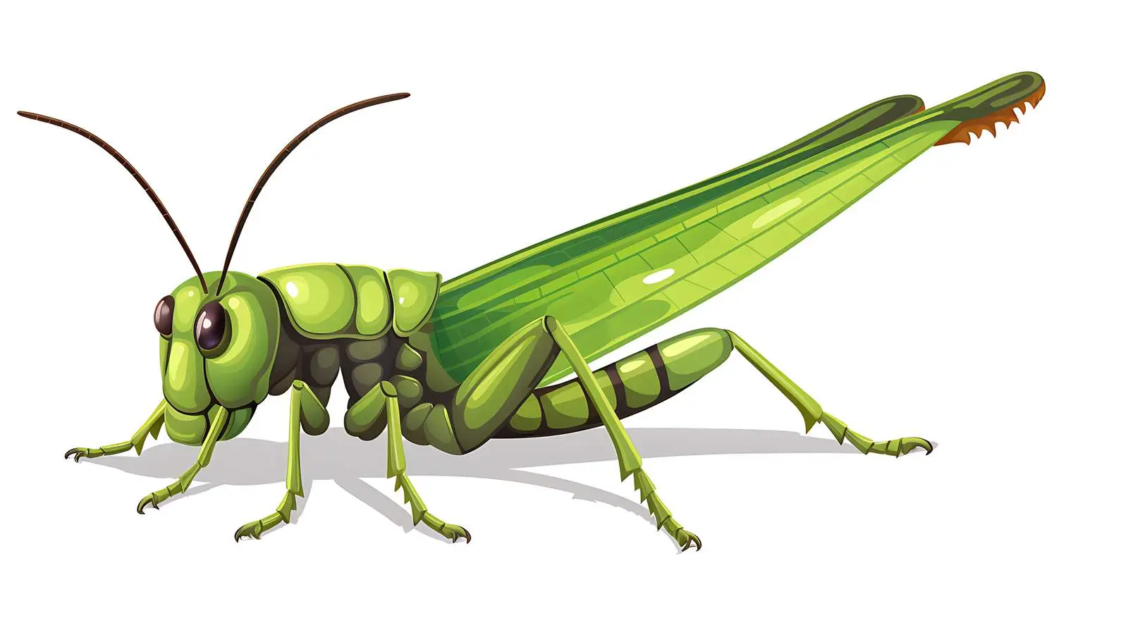 Graceful Grasshopper Vector Illustration — free download from Dotvec