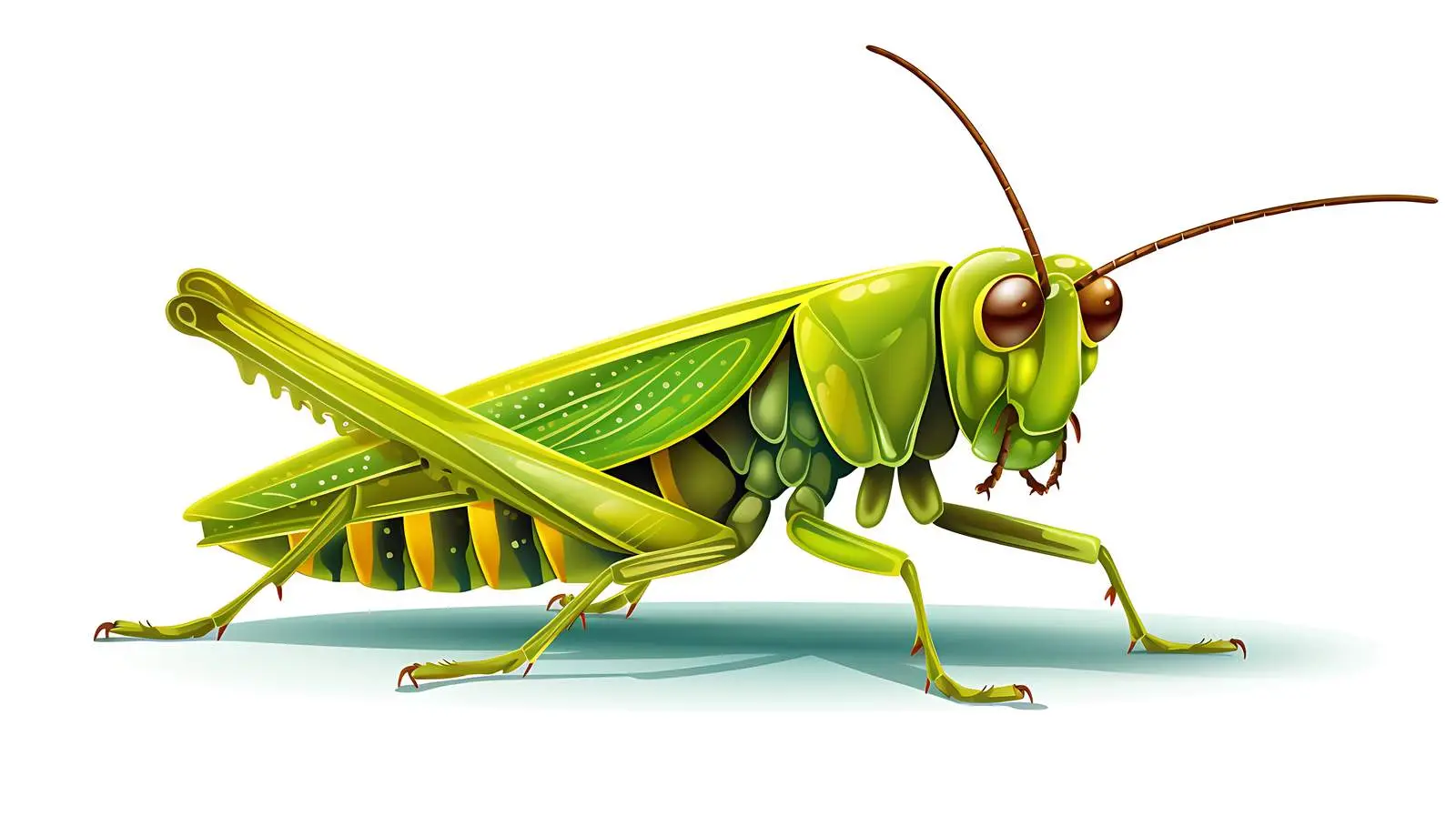 Graceful Grasshopper Illustration — free download from Dotvec