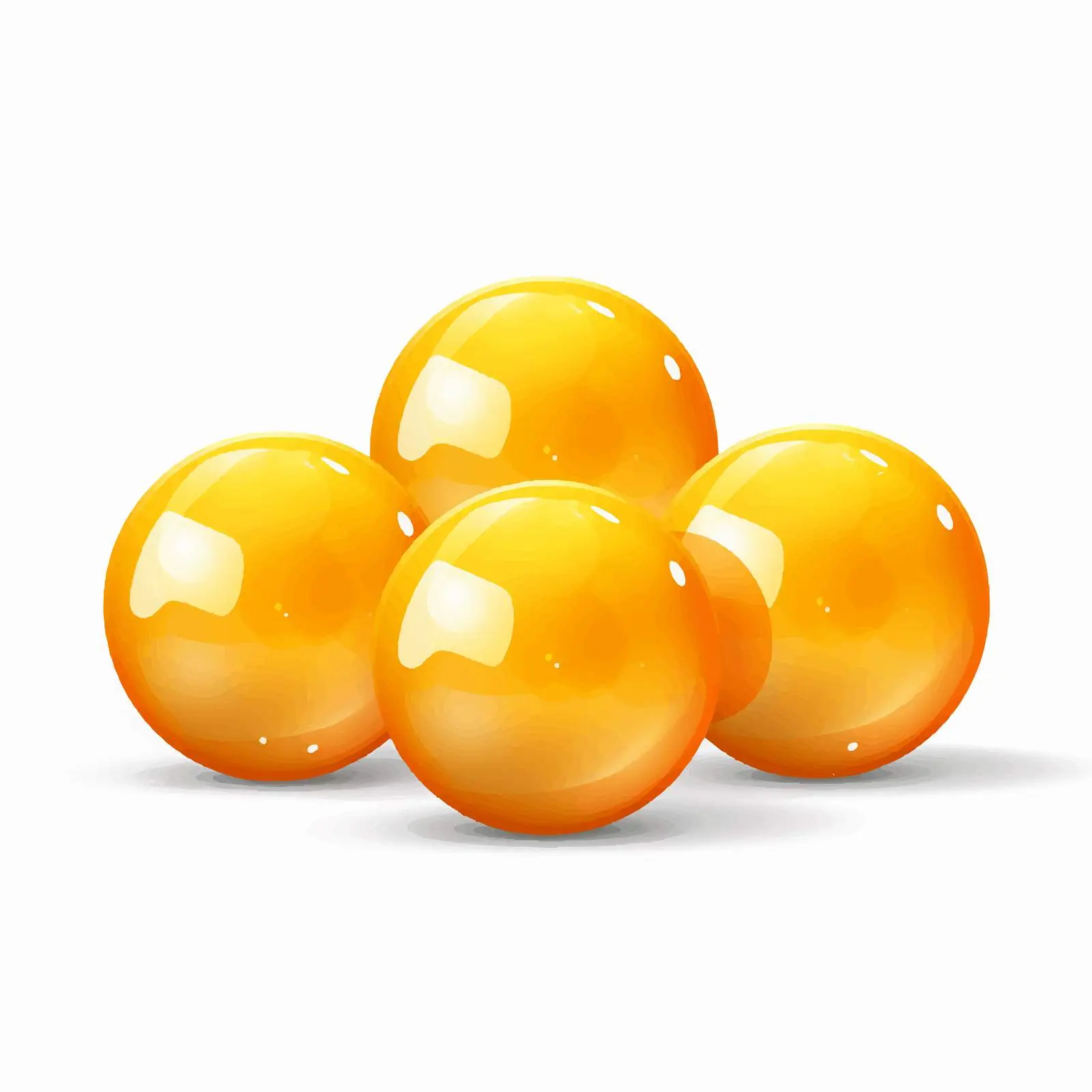 Colorful Balls Arrangement on White Background – free bounce image from Dotvec