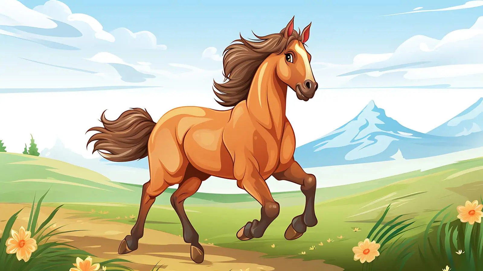 Majestic Horse in Serene Natural Setting — free download from Dotvec