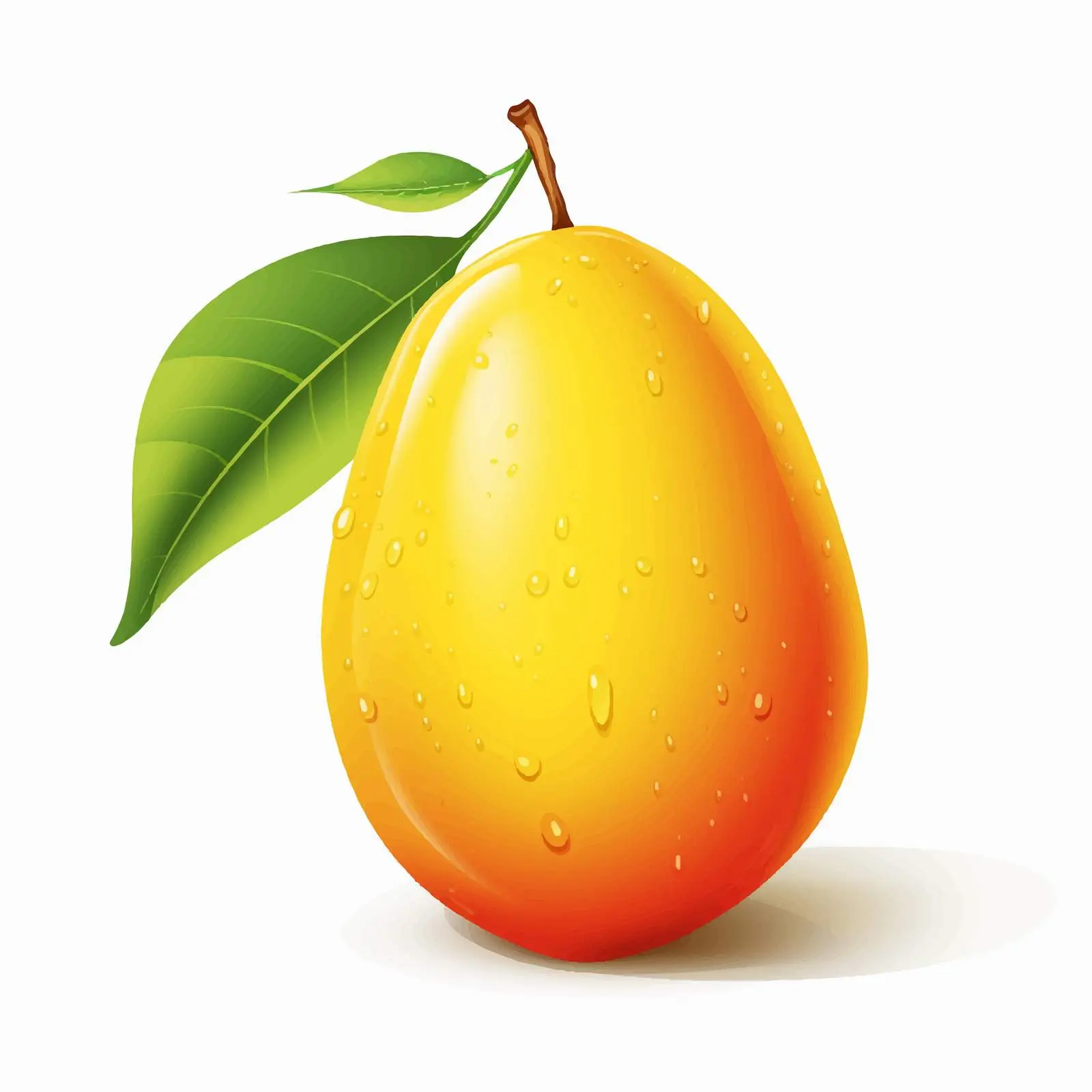 Mango Illustration on White Background — free download from Dotvec