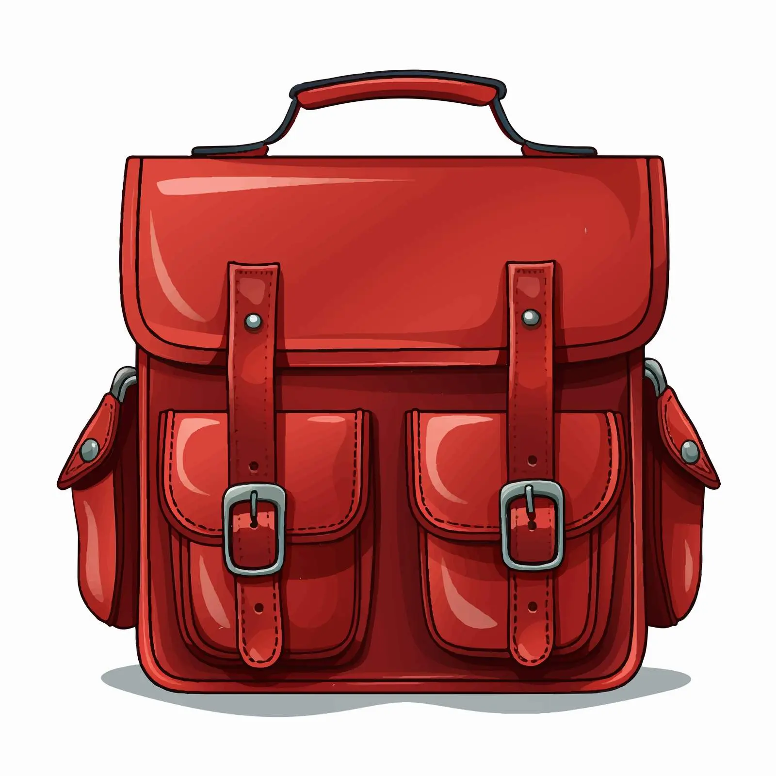 Cartoon School Bag Vector Illustration — free download from Dotvec