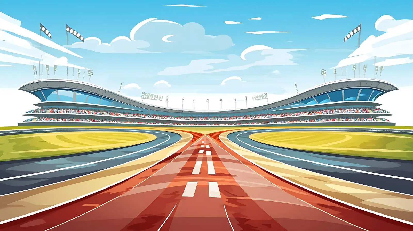 Sports Venue Illustration — free download from Dotvec