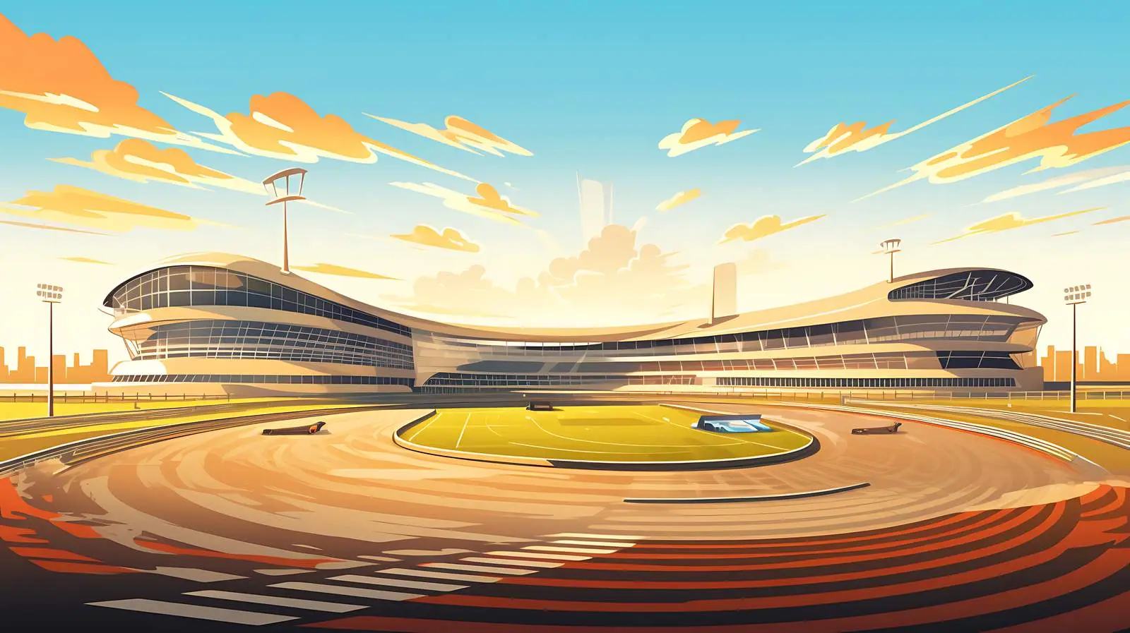 Sport Venue Illustration — free download from Dotvec