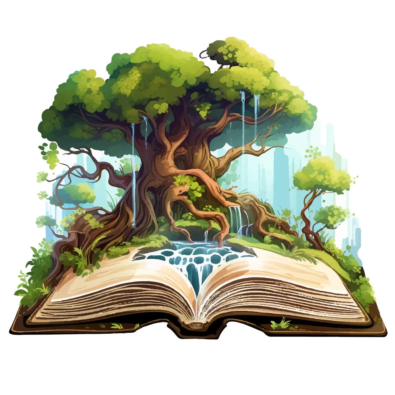 Storybook Illustration of Nature's Gift — free download from Dotvec