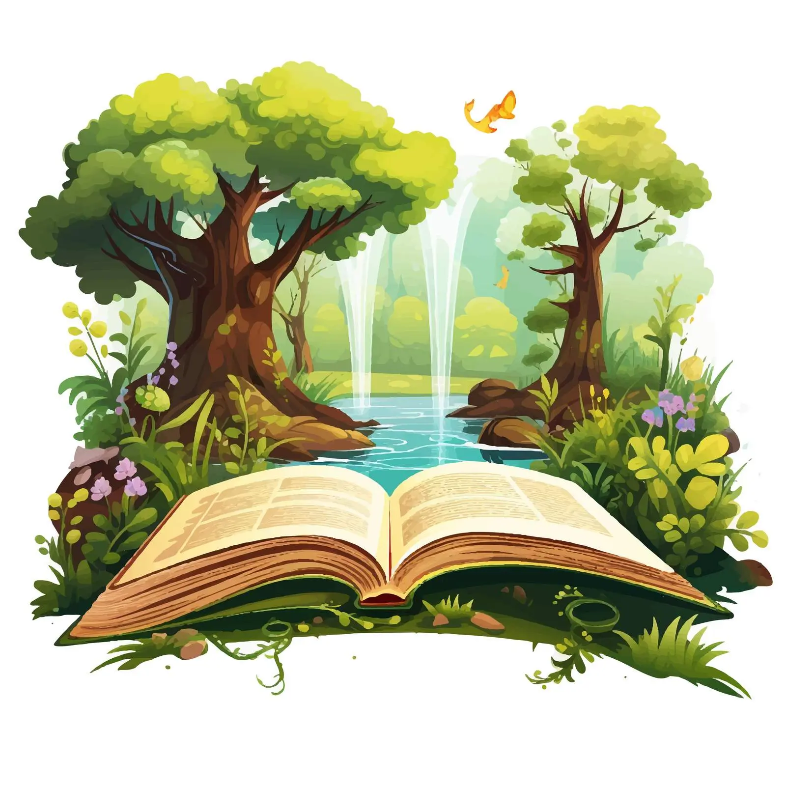 Storybook Illustration of Nature's Gift — free download from Dotvec