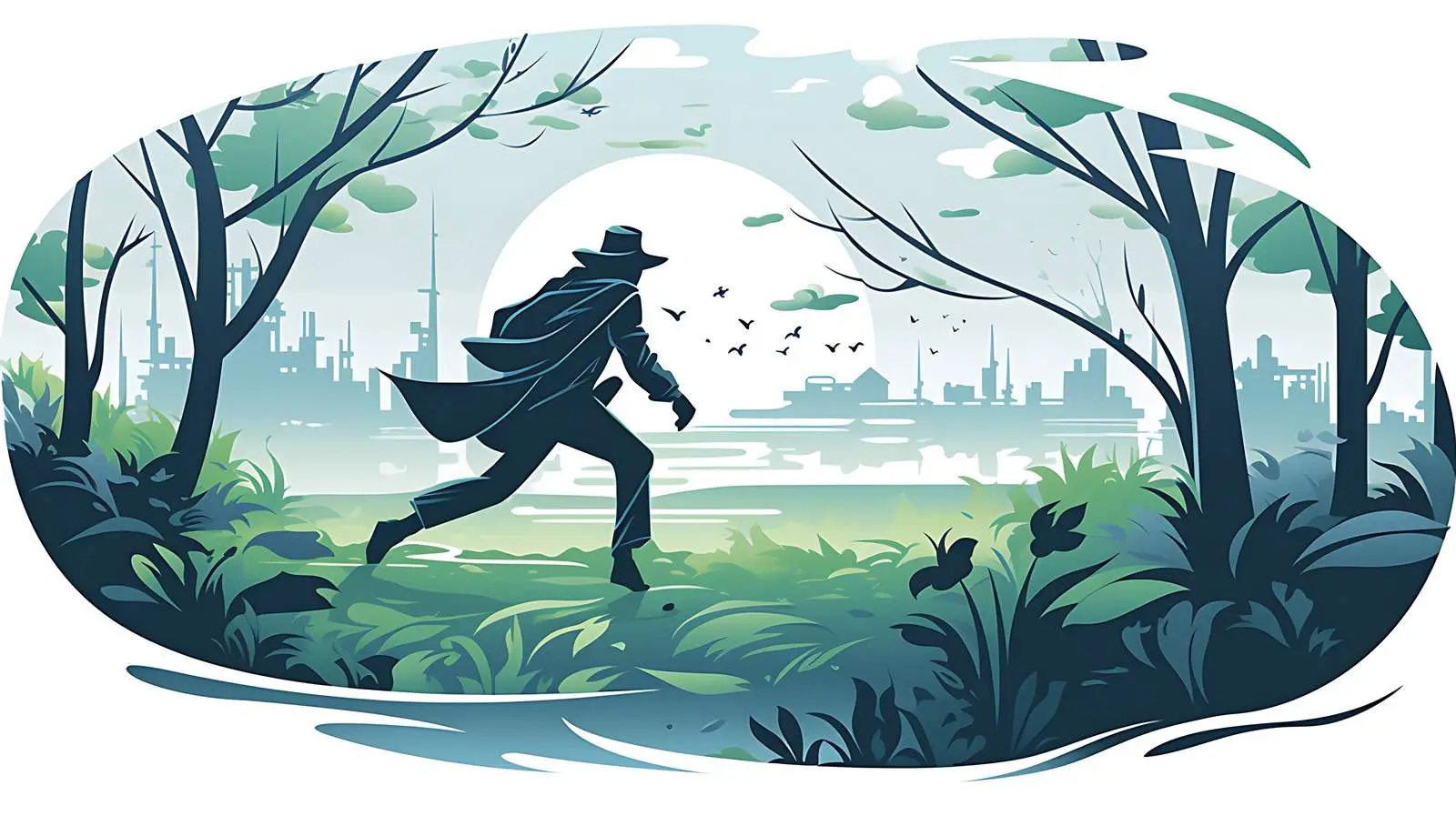 Intruder amidst Serene Environment — free download from Dotvec