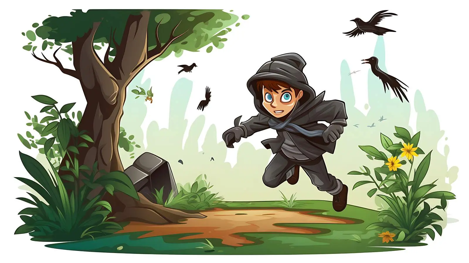 Intruder Amidst Serene Nature — free download from Dotvec