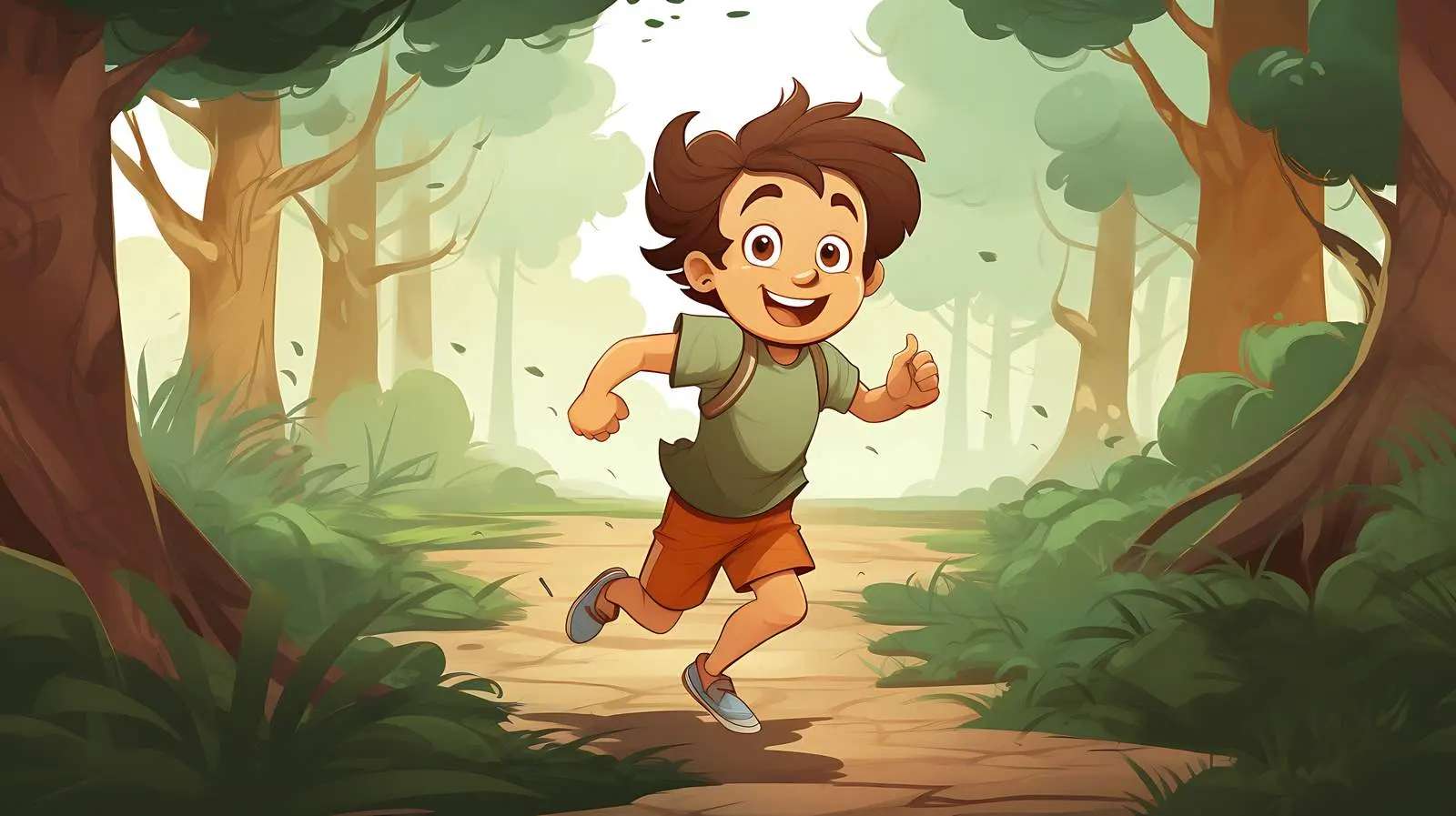 Young Boy Running in Field — free download from Dotvec
