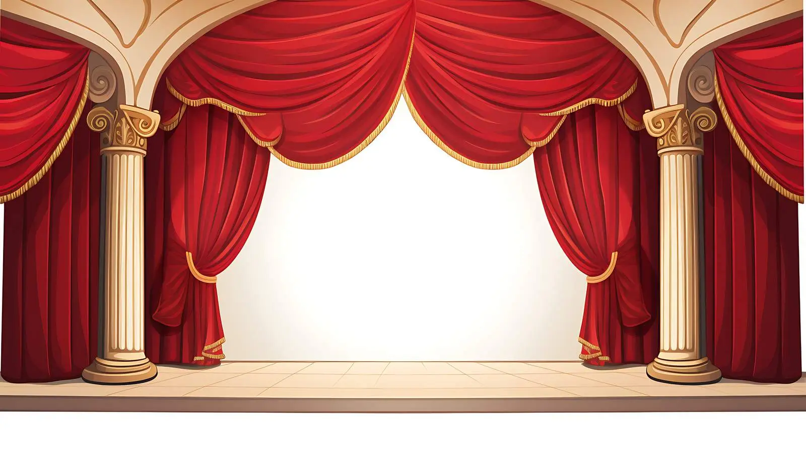 Empty Stage Stock Illustration — free download from Dotvec