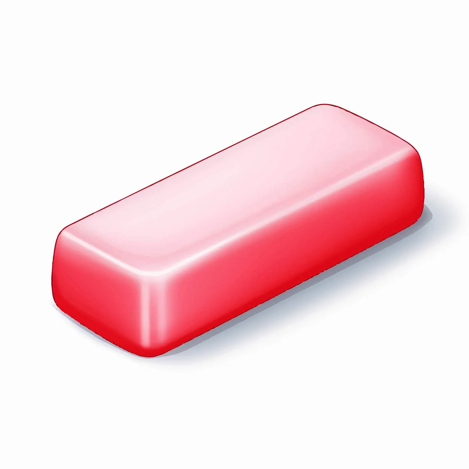 Eraser Illustration on White Background — free download from Dotvec