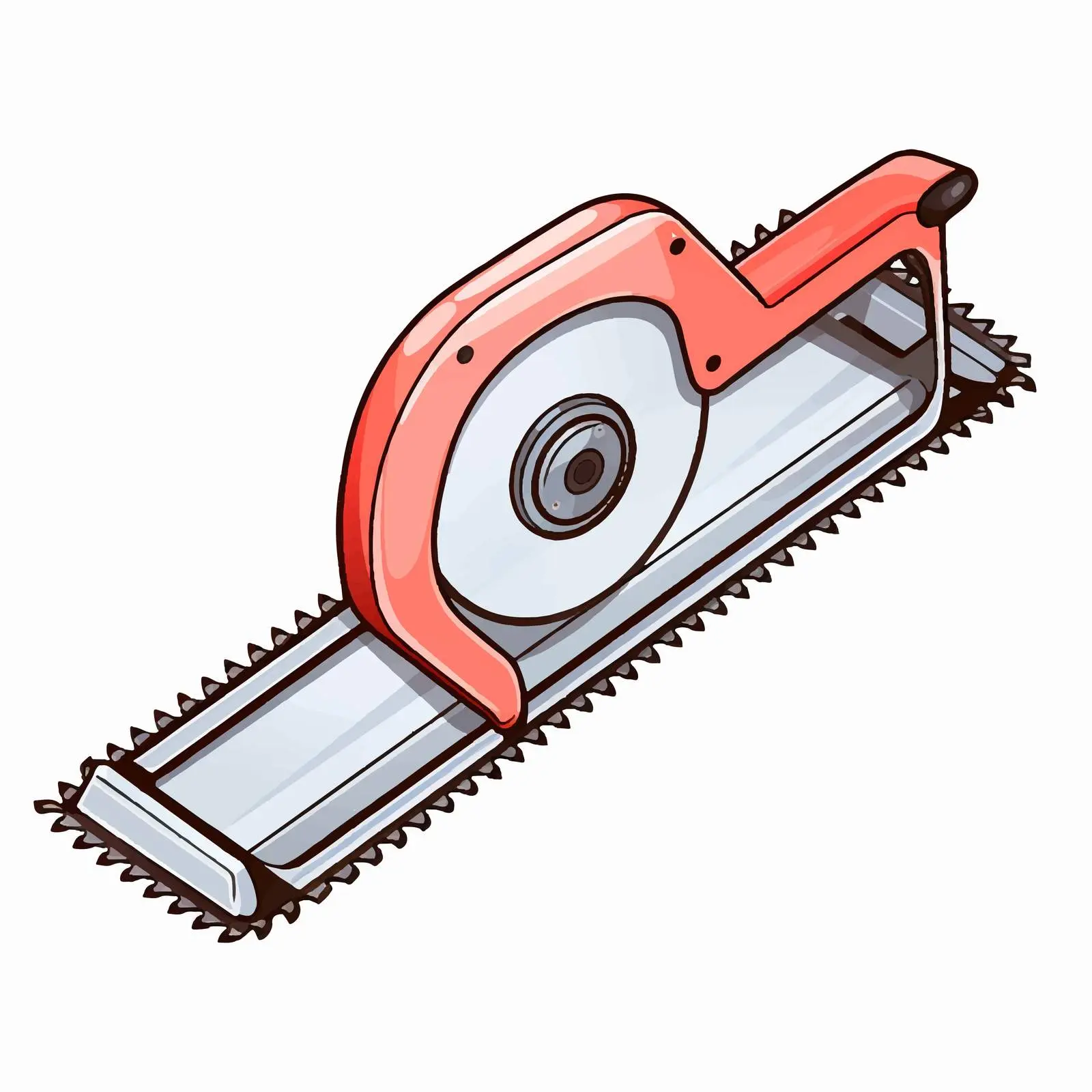 Isolated Cartoon Saw Vector Illustration — free download from Dotvec
