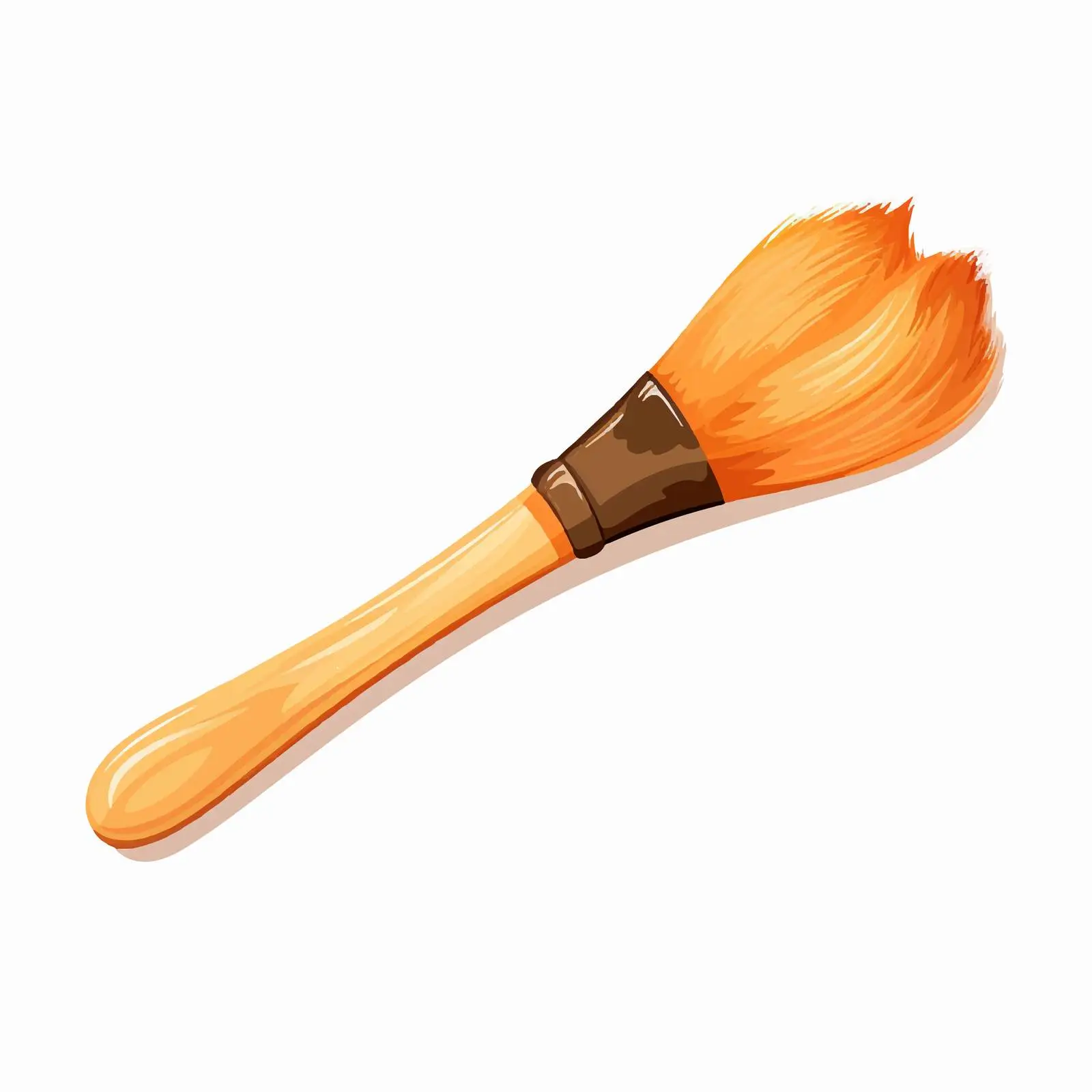 Cartoon Brush Illustration on White Background — free download from Dotvec