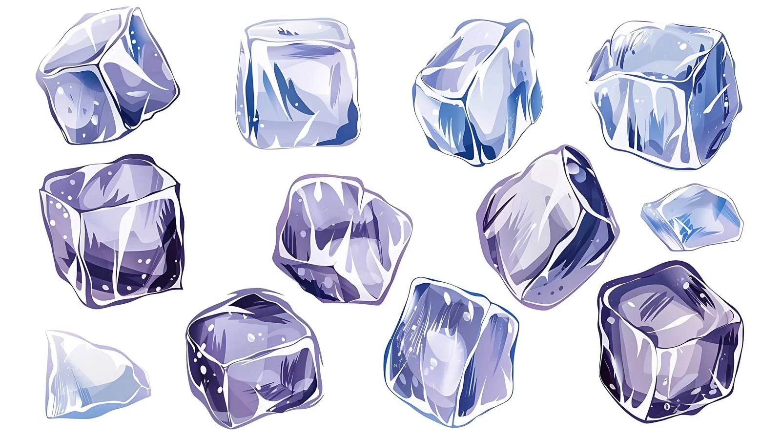 Crystal Clear Ice Cubes — free download from Dotvec