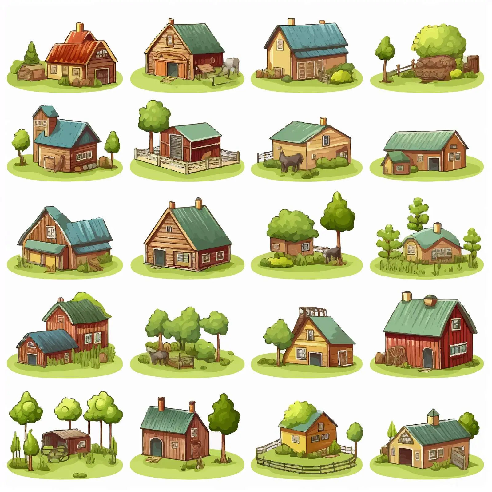 Diverse Farm Illustrations and Vector Designs — free download from Dotvec