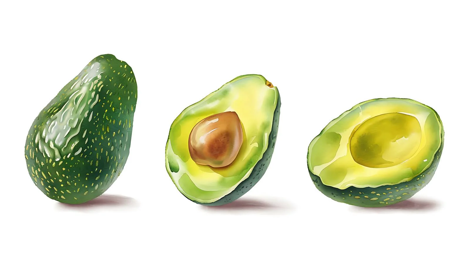 Fresh Avocado Illustration — free download from Dotvec