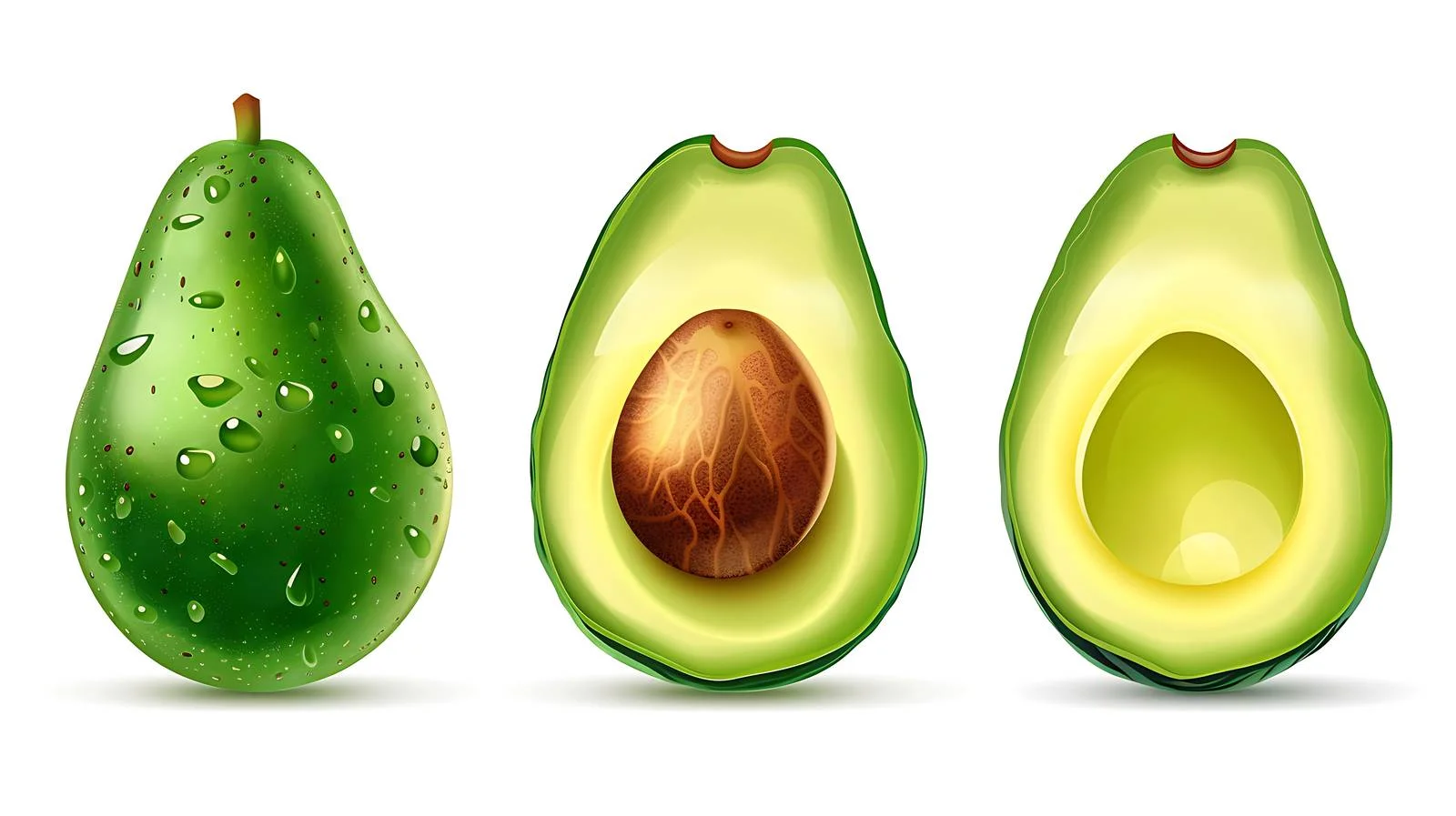 Fresh Avocado Illustration — free download from Dotvec