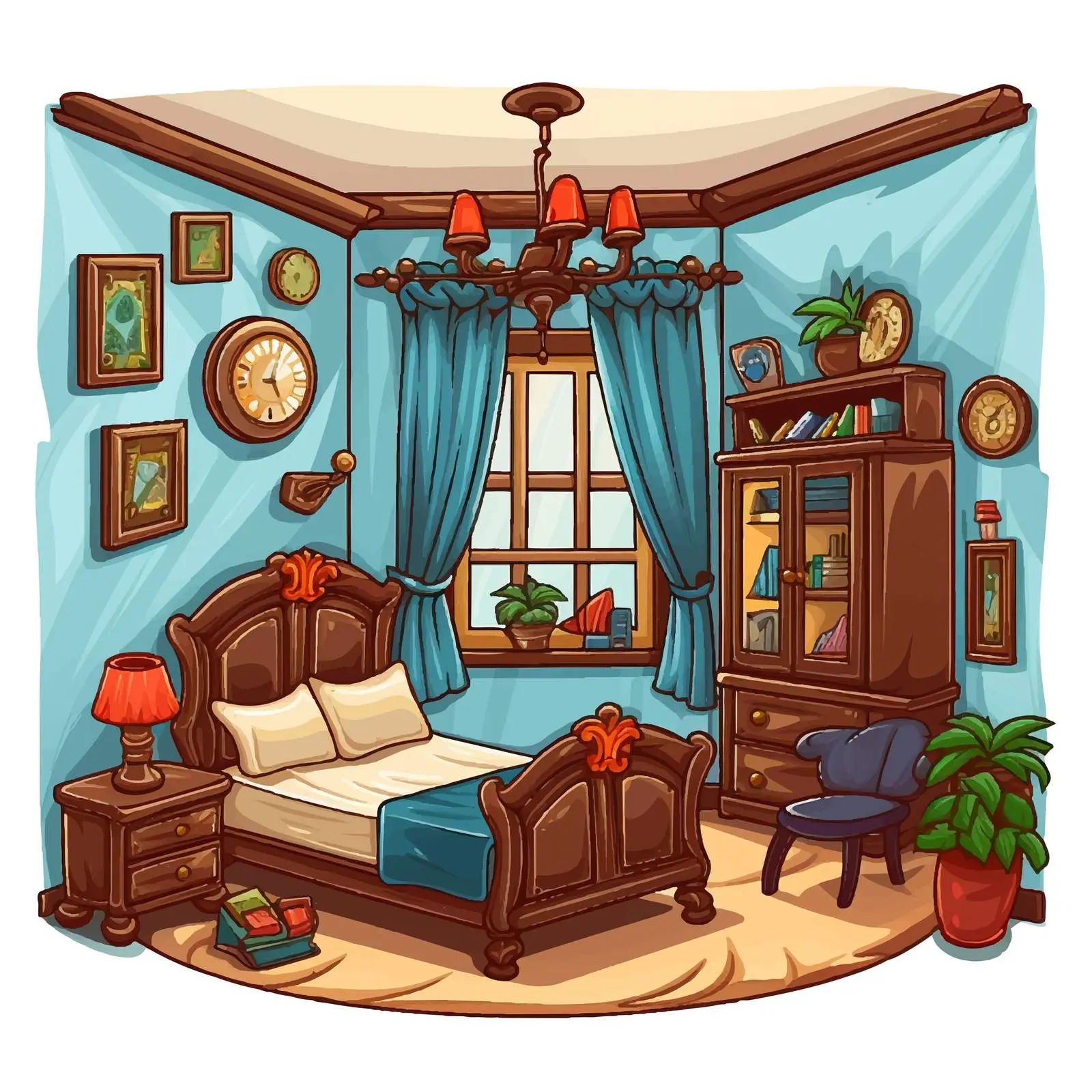 Interior Furniture Illustrations for Home Design — free download from Dotvec