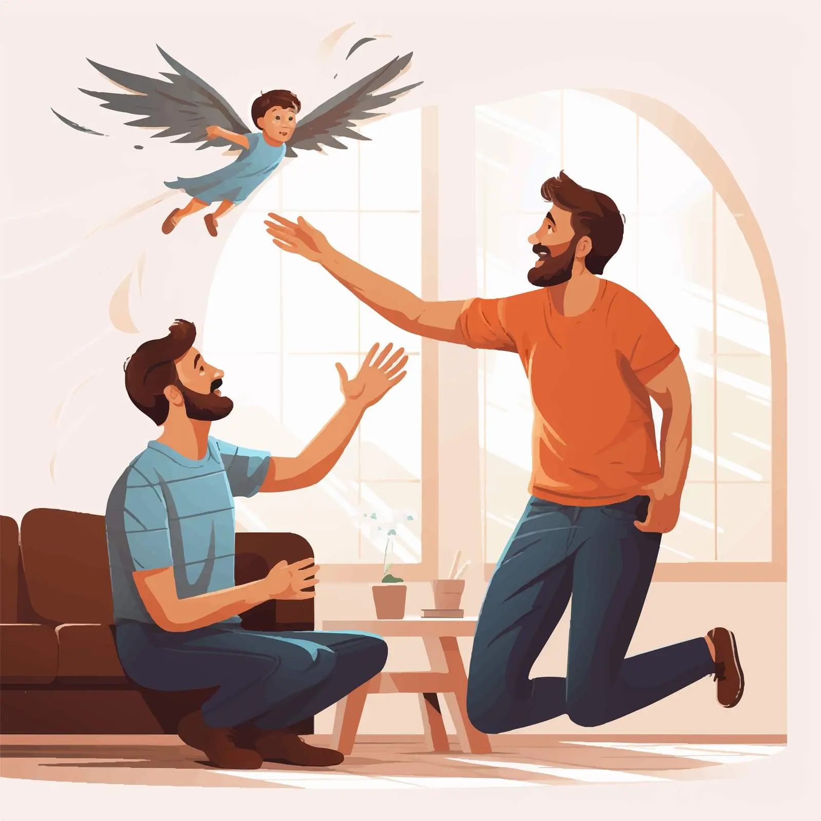 Helping at Home Concept Vector Illustration — free download from Dotvec