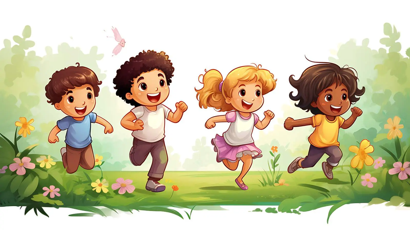 Kids Playing Outdoors — free download from Dotvec