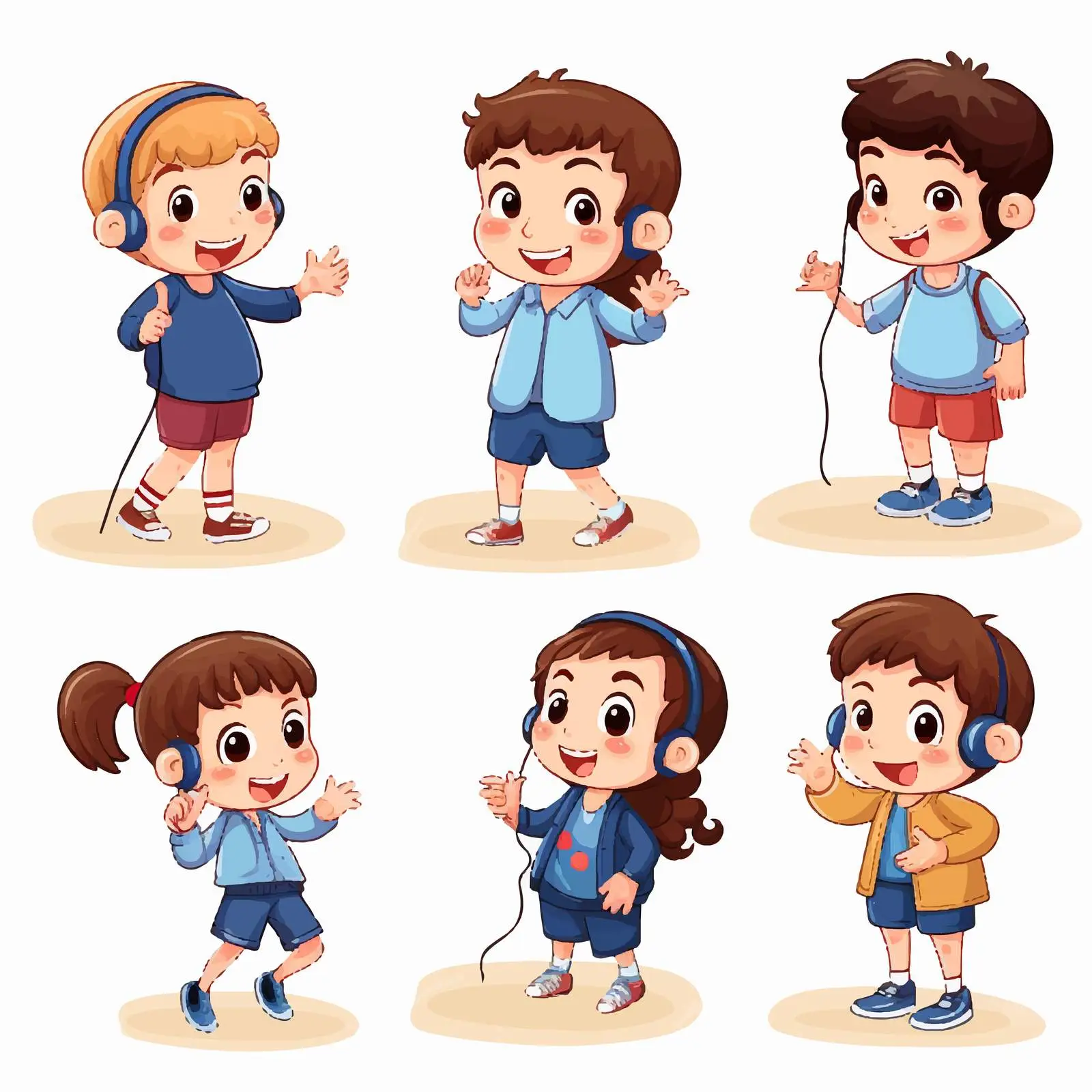 Kids Illustration with Thumb and Call Out — free download from Dotvec