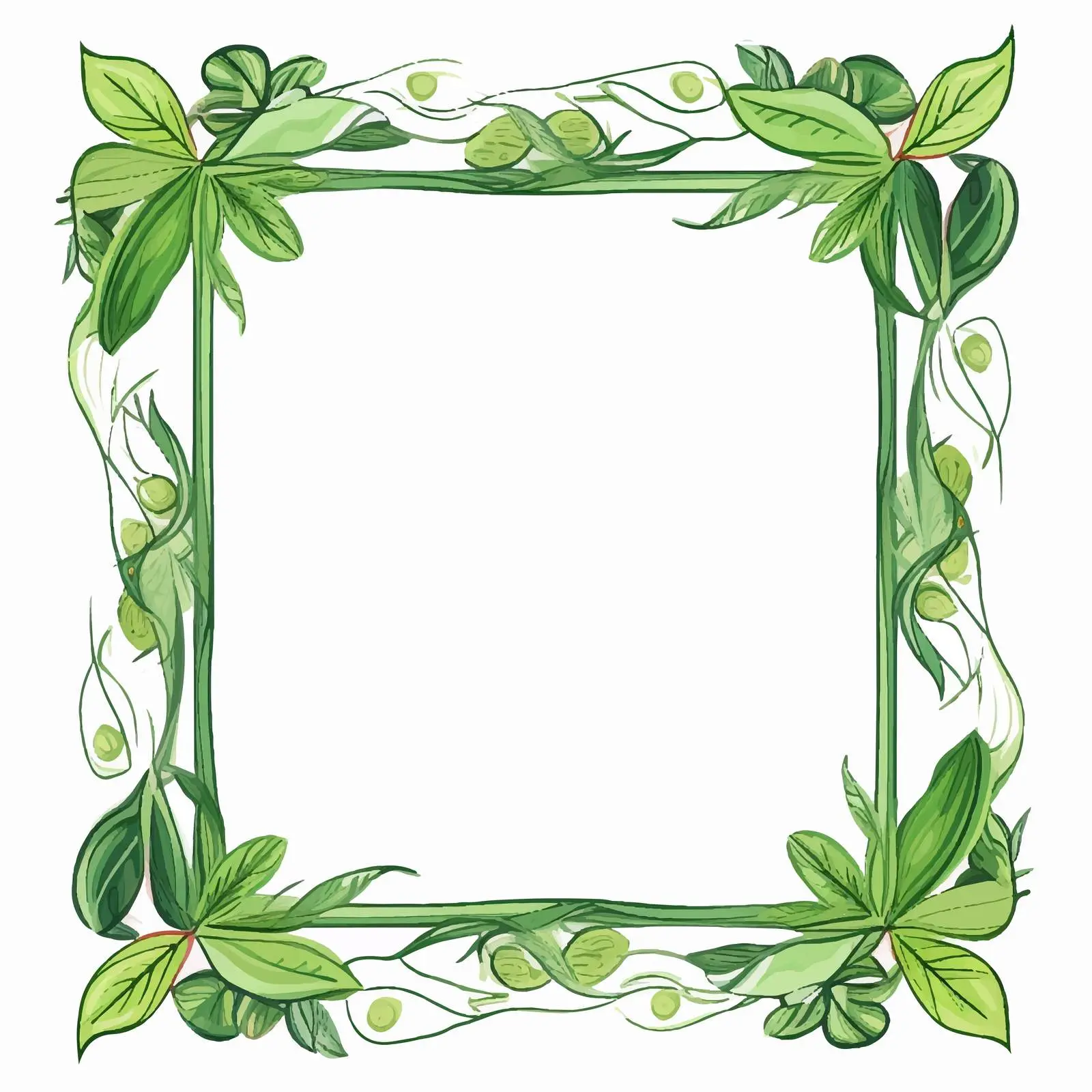 Cartoon Photo Frame Illustration on White Background — free download from Dotvec