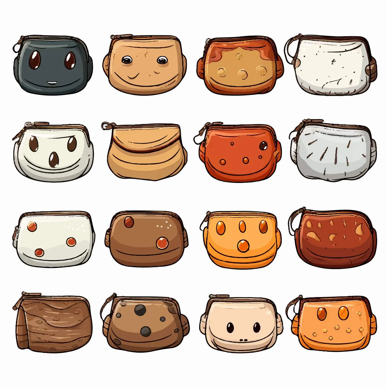 Pouches Illustration on White Background — free download from Dotvec