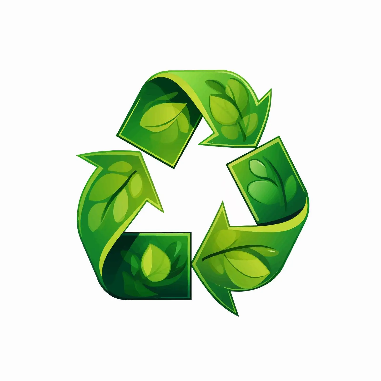 Recycling Sign Vector Illustration — free download from Dotvec