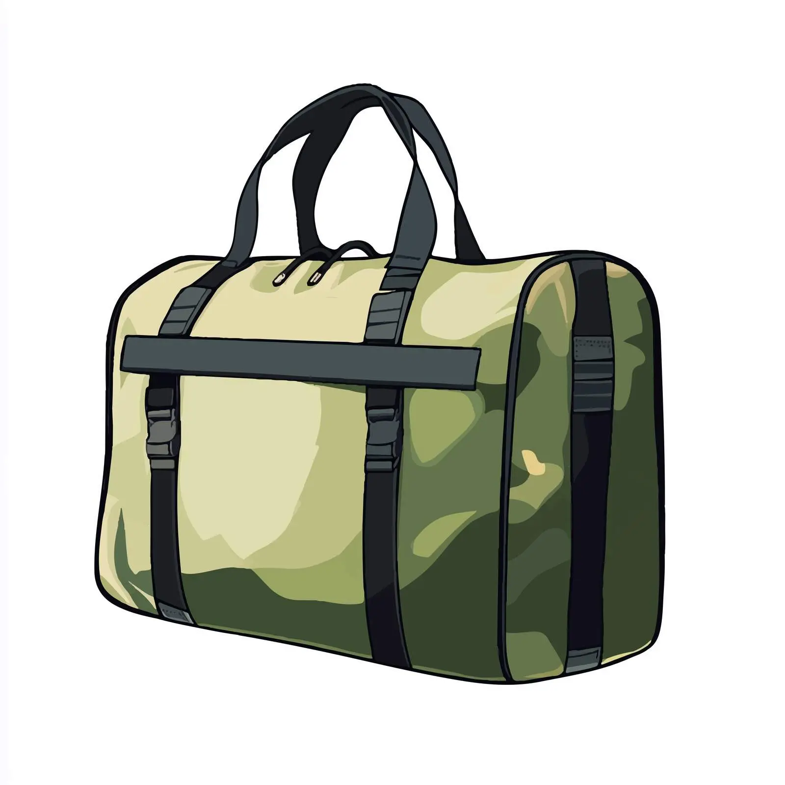 Sport Bag Vector Illustration on White Background — free download from Dotvec