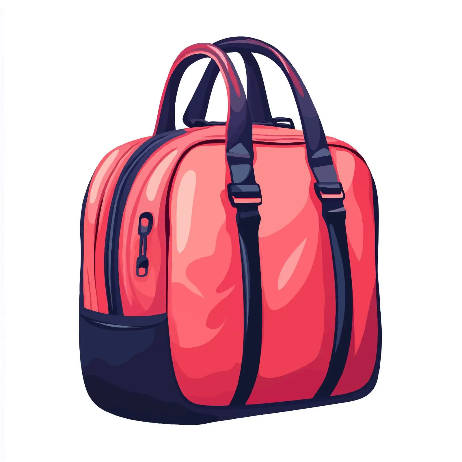 Sport Bag Vector Illustration on White Background — free download from Dotvec