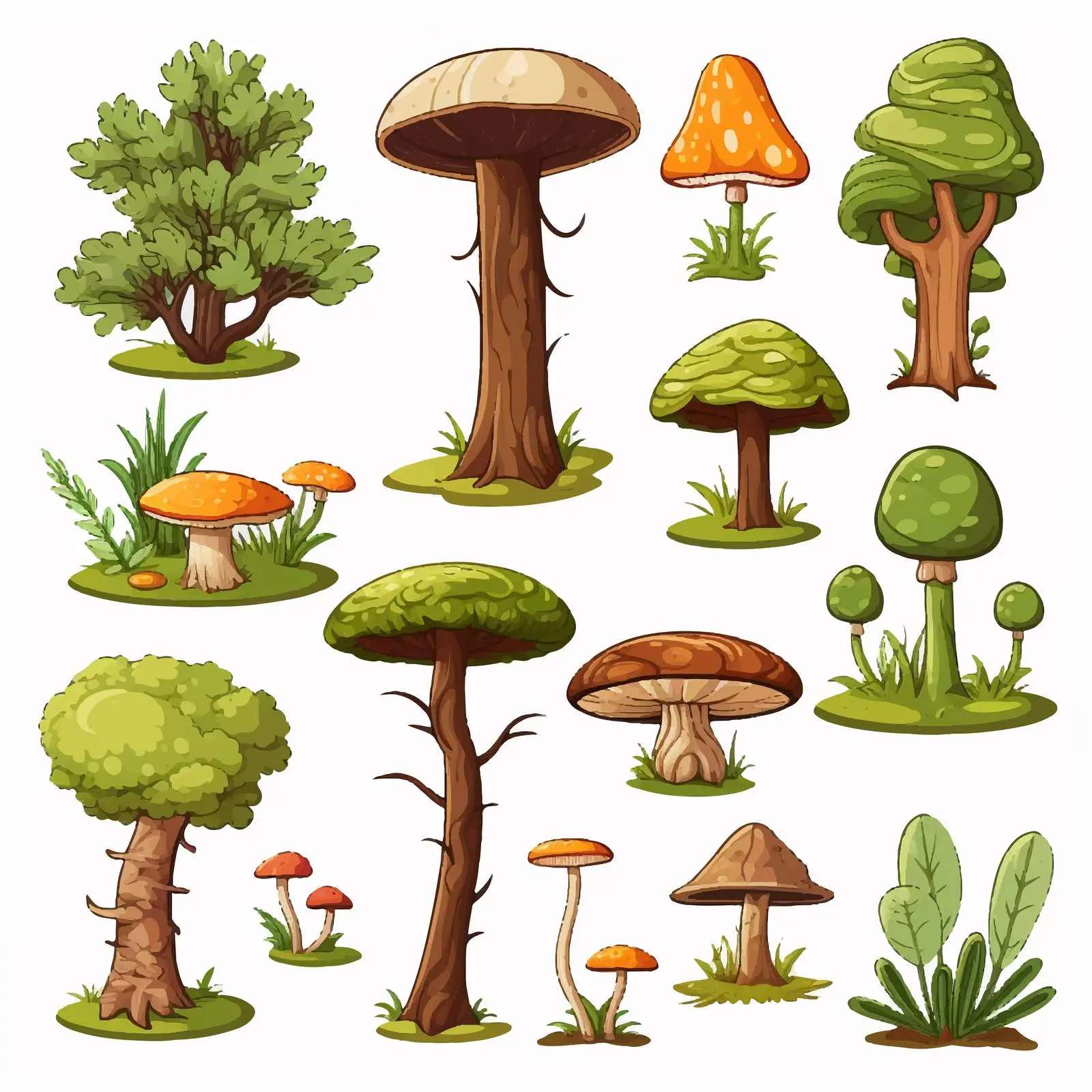 Uses of Wood Illustrated on White Background — free download from Dotvec