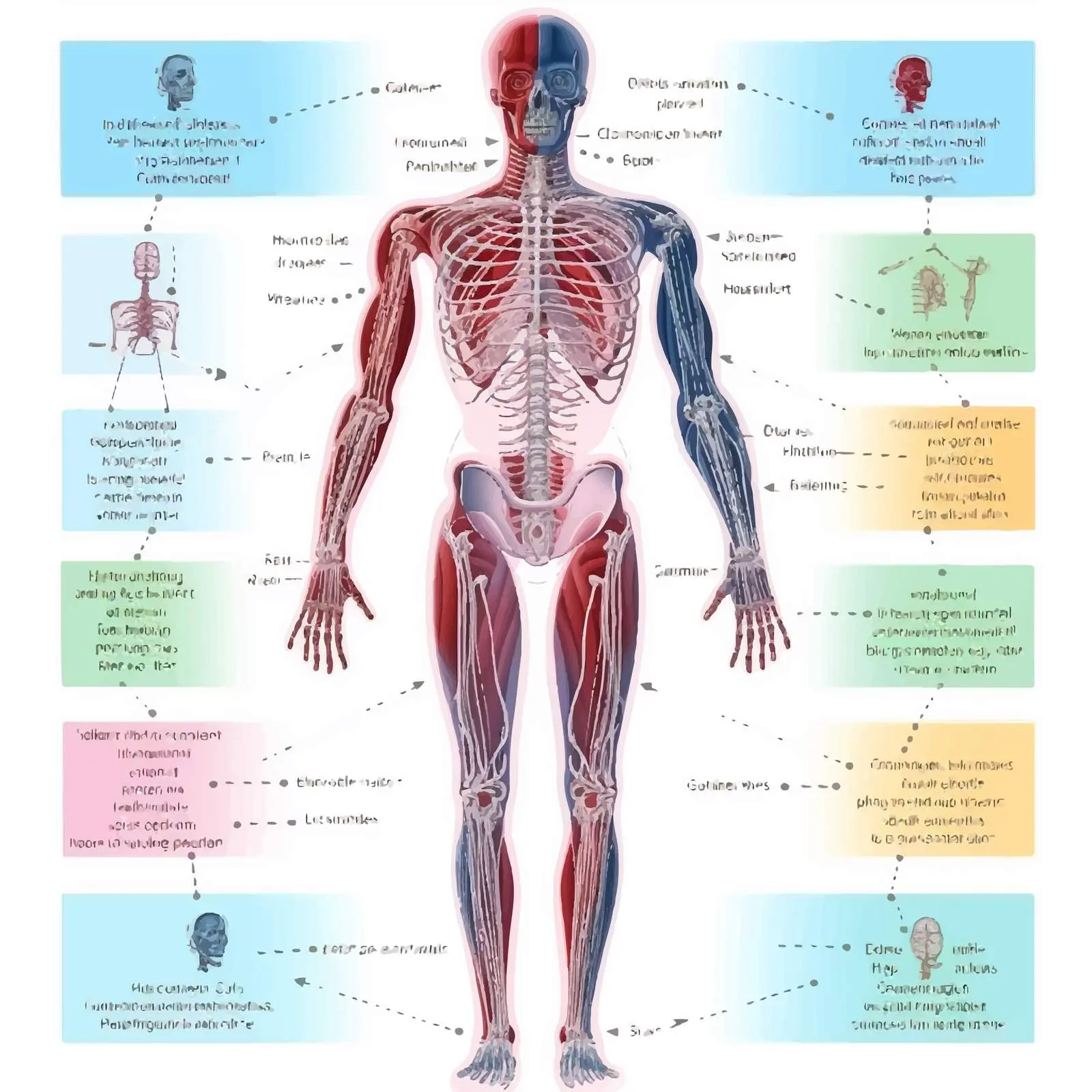 Human Body Systems Vector Illustration — free download from Dotvec
