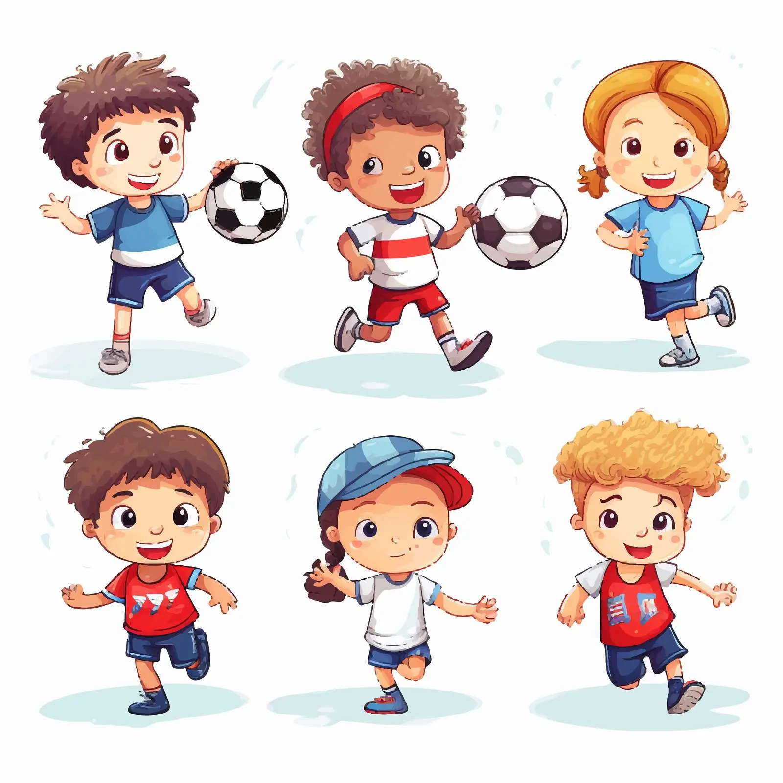 Kids Engaging in Various Sports Activities — free download from Dotvec