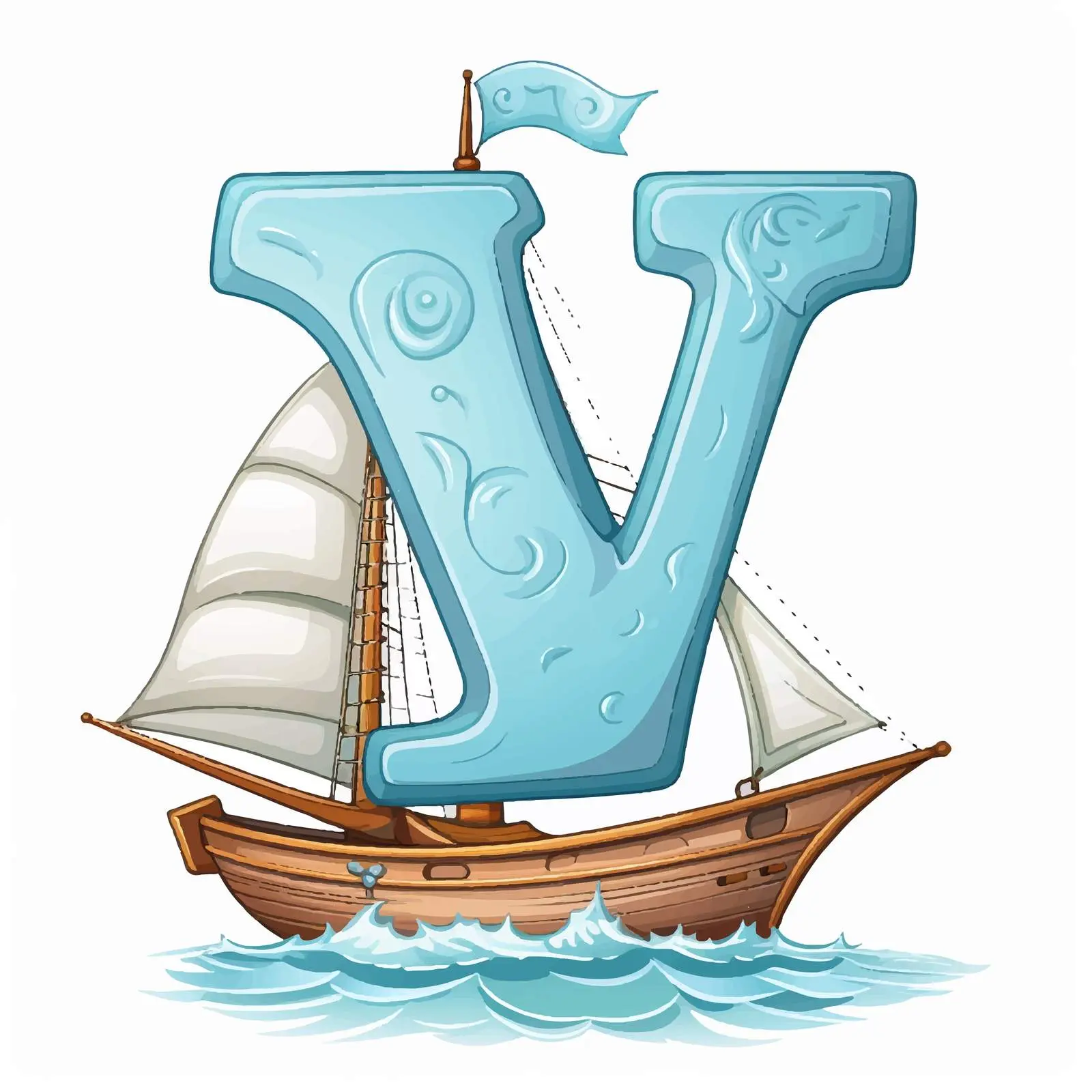 Alphabet Letters Illustration on White Background — free download from Dotvec