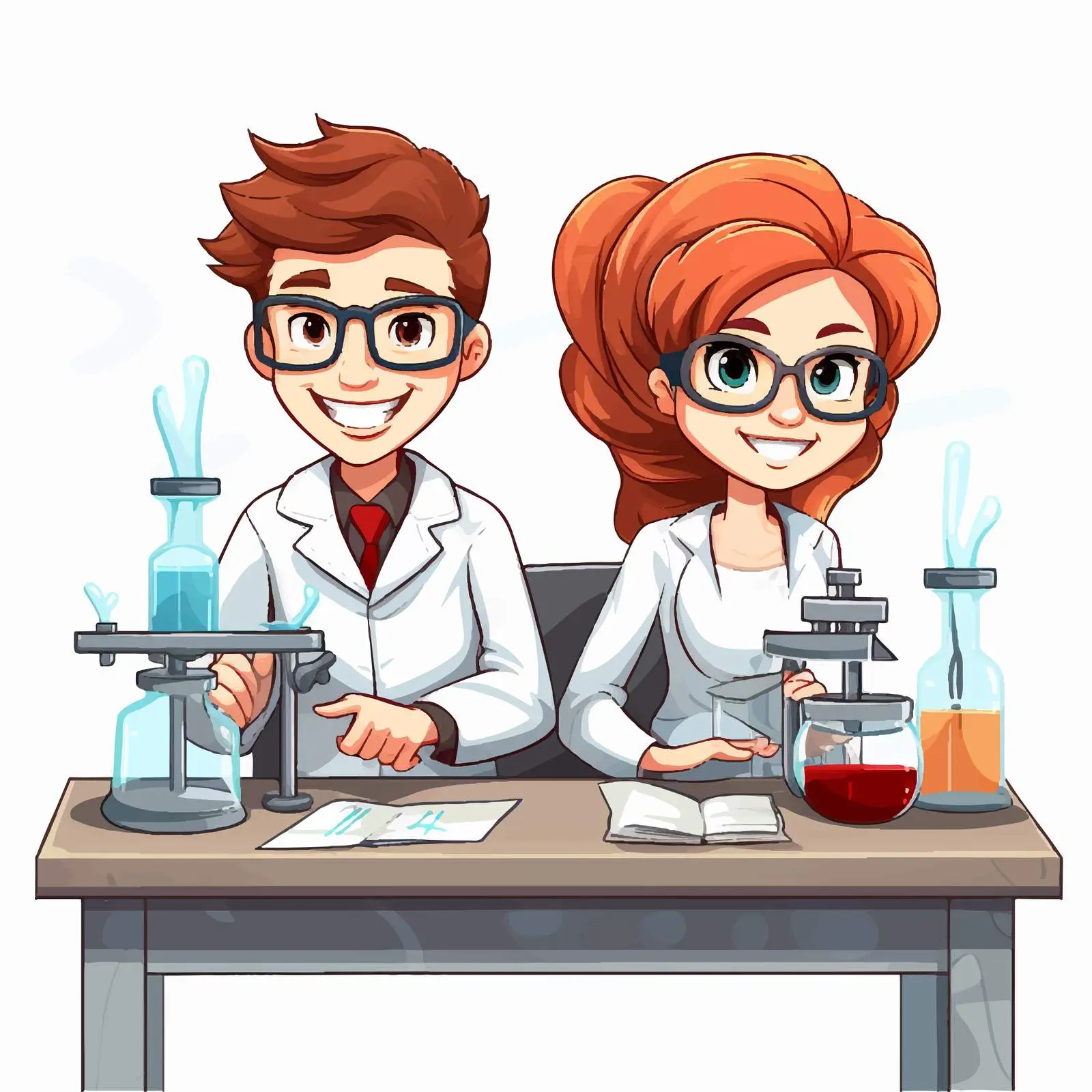 Students Collaborating in Laboratory Environment – free computers image from Dotvec